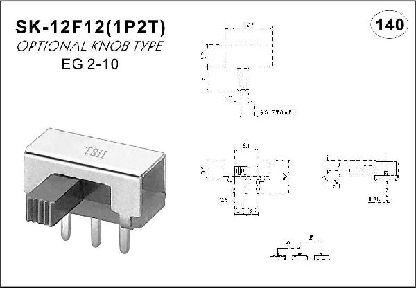 Horizontal Slide Switch manufacturer